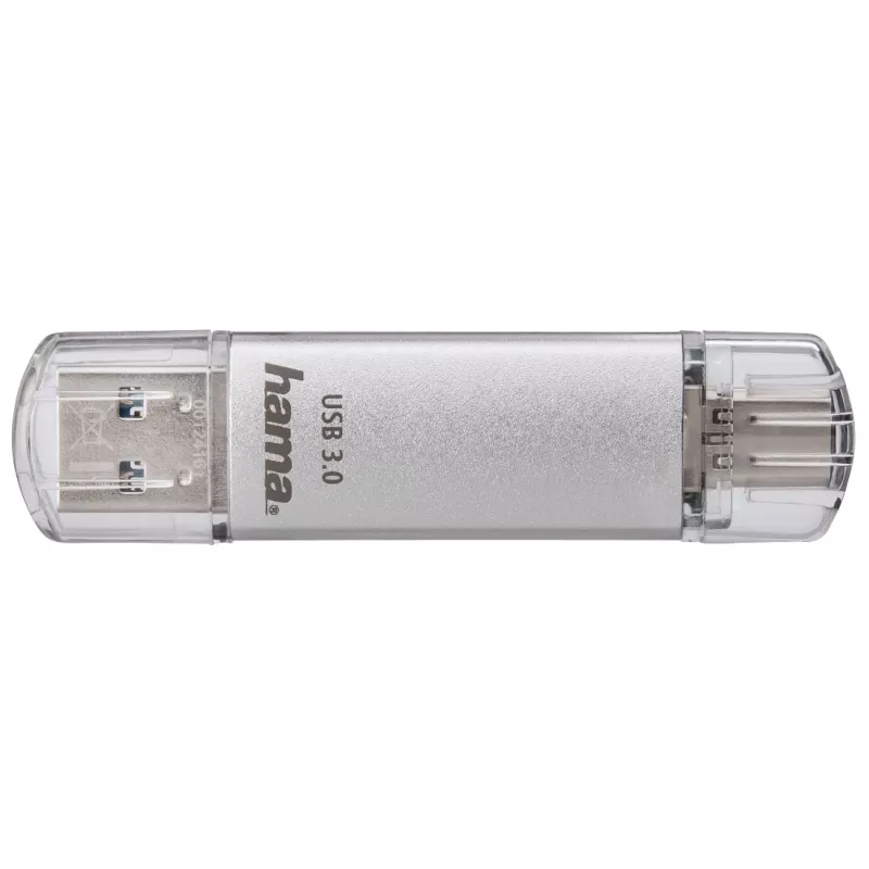 Hama C-Laeta chiavetta USB 64 GB USB Type-A / USB Type-C 3.2 Gen 1 (3.1 Gen 1) argento