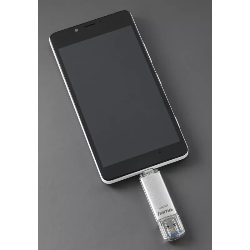 Hama C-Laeta chiavetta USB 64 GB USB Type-A / USB Type-C 3.2 Gen 1 (3.1 Gen 1) argento