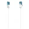 Hama Flexi-slim cavo di rete bianco 0,75 m Cat6a U/UTP (UTP)