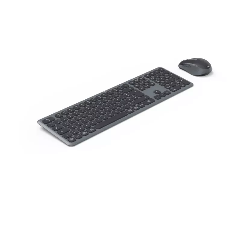 Hama WKM-550 tastiera mouse inclusi home/office RF wireless + Bluetooth QWERTZ tedesco nero