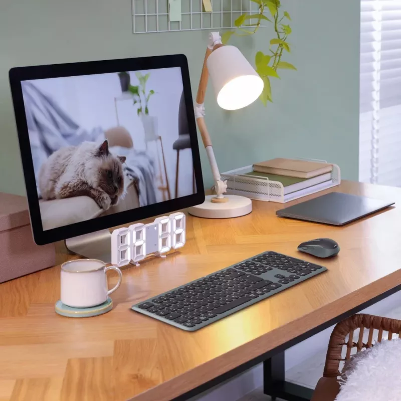 Hama WKM-550 tastiera mouse inclusi home/office RF wireless + Bluetooth QWERTZ tedesco nero