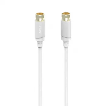 Hama 00202020 cavo coassiale 3 m tipo F bianco