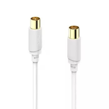 Hama 00202026 cavo coassiale 10 m bianco