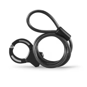 Hama 00178159 Lucchetto per bici nero 1200 mm cavo di sicurezza