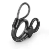 Hama 00178159 Lucchetto per bici nero 1200 mm cavo di sicurezza