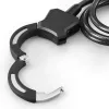Hama 00178159 Lucchetto per bici nero 1200 mm cavo di sicurezza
