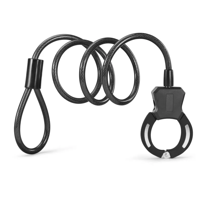 Hama 00178159 Lucchetto per bici nero 1200 mm cavo di sicurezza