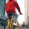 Hama 00185838 Set luci LED per bicicletta, anteriore e posteriore, batterie, StVZO