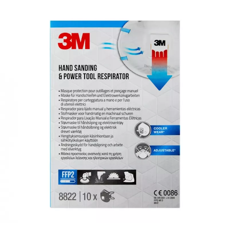 3M 8822 FFP2 10 pz. a coppa