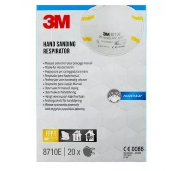 3M 8710PRO20 Maschera antipolvere 20 pezzi a coppa FFP1