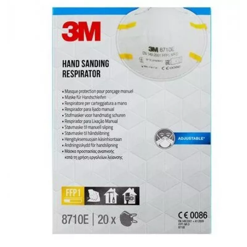 3M 8710PRO20 Maschera antipolvere 20 pezzi a coppa FFP1