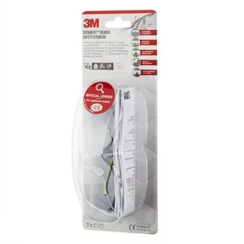 3M SF425C1 Occhiali di sicurezza plastica nero, verde