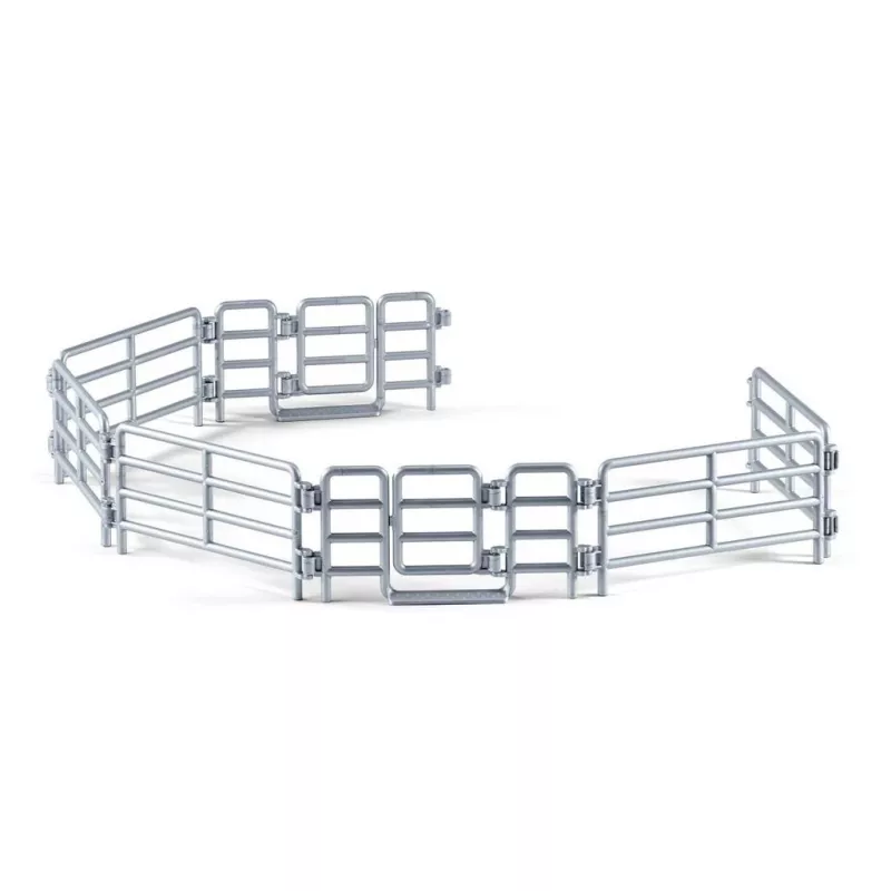 schleich Recinto per cavalli, recinto per figure giocattolo, 3 anni, argento