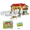 schleich Recinto per cavalli, recinto per figure giocattolo, 3 anni, argento