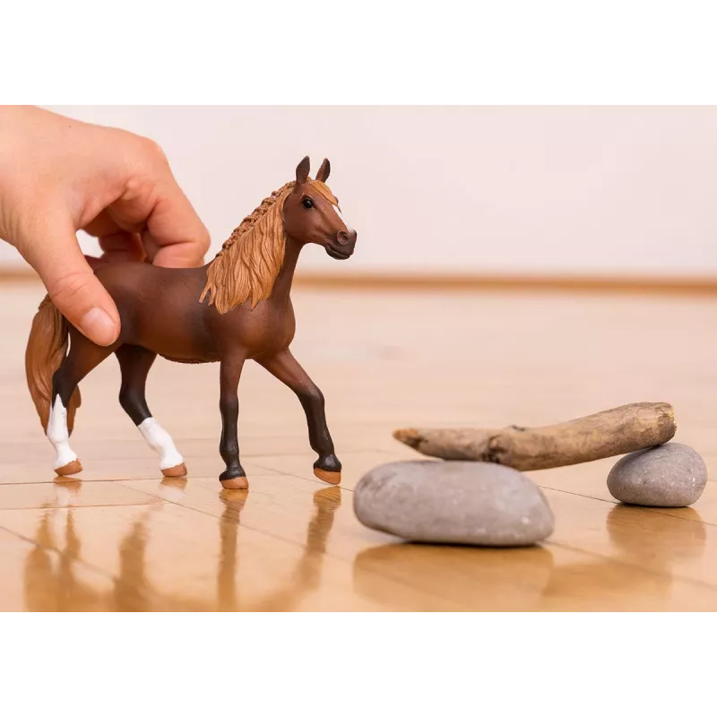 Schleich Horse Club Giumenta Peruvian Paso marrone bianco 13953S