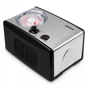 MEDION MD 18387 Macchina per gelato a compressore 1,5 L 150 W nero, argento