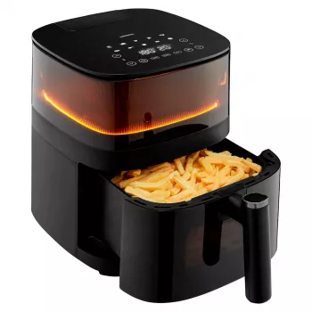 MEDION LIFE X10 XL Single 5 L 1500 W Friggitrice ad aria calda nero