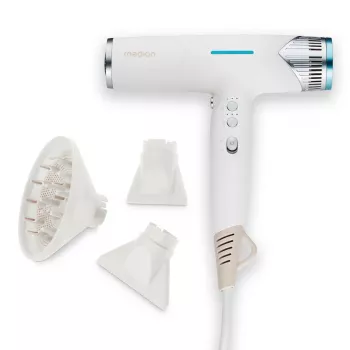 Asciugacapelli MEDION LIFE HD2 1740 W, bianco, temperatura max 95 °C, cavo 1,8 m