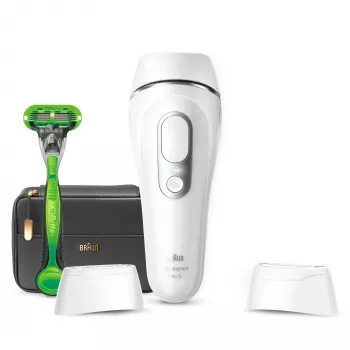 Braun Silk-expert Pro Silk·expert Pro 5 PL5145 Luce pulsata intensa (IPL) argento, bianco