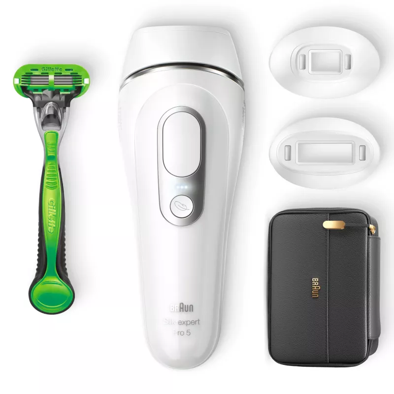 Braun Silk-expert Pro Silk·expert Pro 5 PL5145 Luce pulsata intensa (IPL) argento, bianco