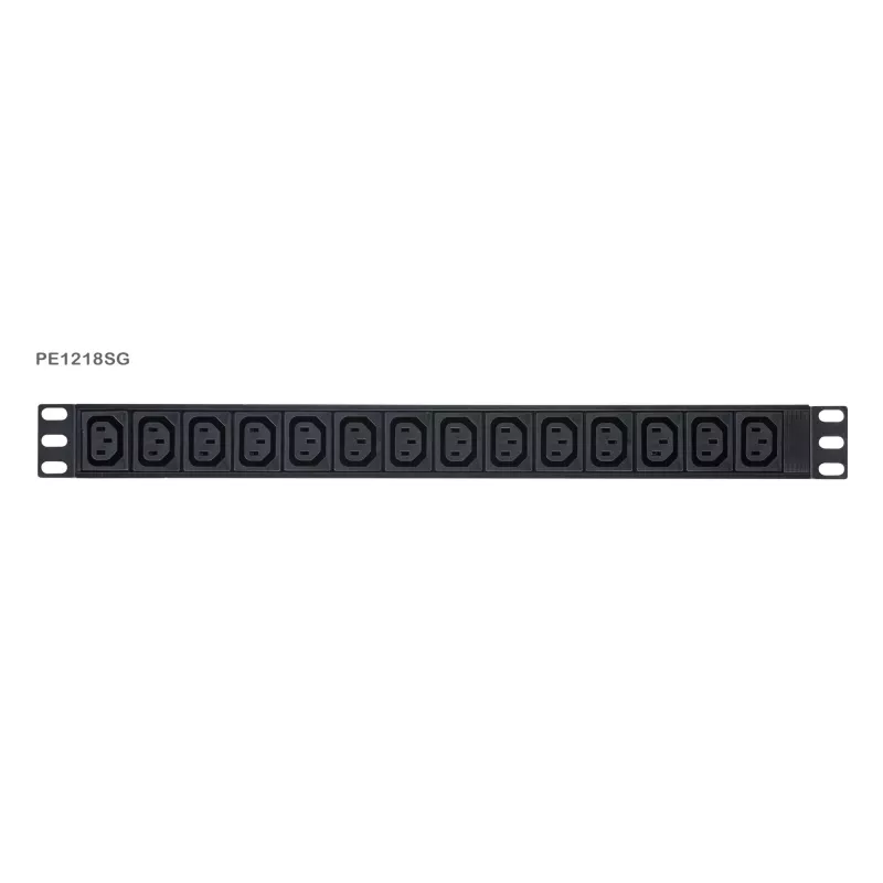 ATEN PDU Basic Metered 1U con protezione da sovratensione, Basic, Metered, 1U, Nero, LCD, 18 uscite AC, connettore femmina C13