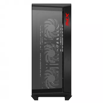 XPG BATTLECRUISER II ST Mid-Tower Nero, Midi Tower, PC, Nero, ATX, EATX, micro ATX, Mini-ITX, acciaio inossidabile, Gaming
