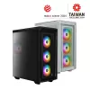 XPG BATTLECRUISER II ST Mid-Tower Nero, Midi Tower, PC, Nero, ATX, EATX, micro ATX, Mini-ITX, acciaio inossidabile, Gaming
