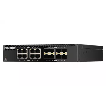 QNAP QSW-3216R-8S8T Switch di rete Unmanaged L2 10G Ethernet (100/1000/10000) Nero