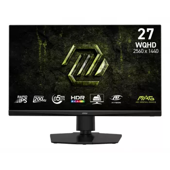 Monitor MSI MAG 272QPF E20 Rapid IPS 27 inch, 2560×1440 (WQHD), 0,5 ms, 200 Hz, LED, VESA, regolabile in altezza, Nero