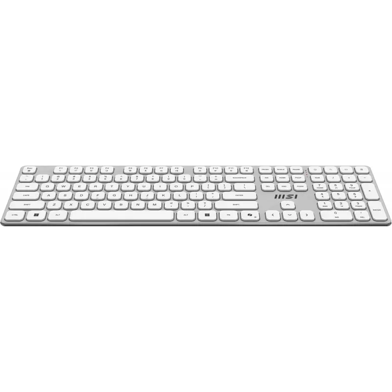 MSI FORGE K210 W COMBO WHITE US Tastiera Mouse inclusi Home/Office USB QWERTY US English