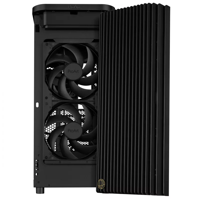 Case PC ASUS ProArt PA401 Mesh Panel Nero, ATX, 2x160mm anteriore, 1x120mm posteriore, 2x3,5 inch + 2x2,5 inch, USB 3.2 Gen1