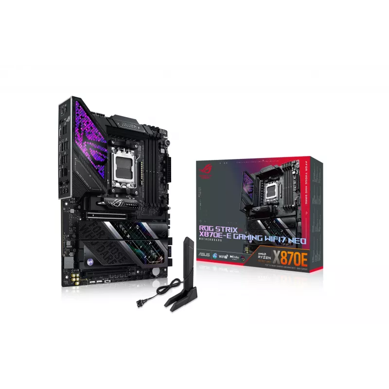 Scheda madre ASUS ROG STRIX X870E-E GAMING WIFI7 NEO — AM5, chipset X870E, supporto PCIe, Wi‑Fi 7