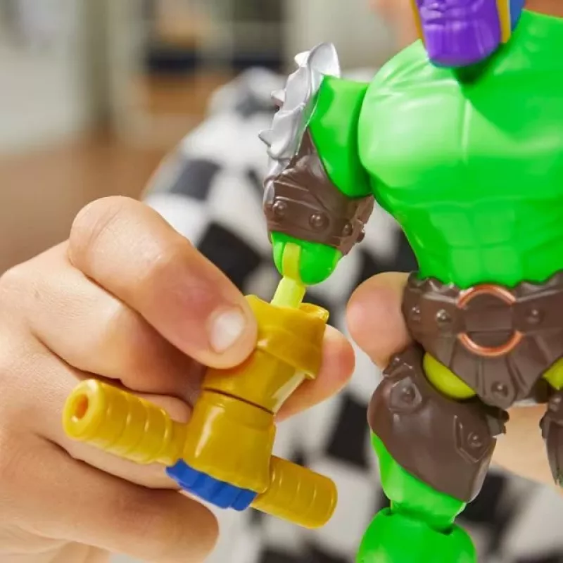 HASBRO Marvel MixMashers Avengers Hulk action figure mix & match, multicolore, per bambini da 4 anni