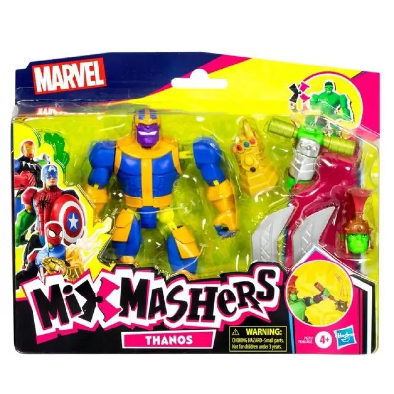 Marvel MixMashers Avengers Thanos mix & match, 4 anni, multicolore