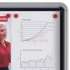 Bacheca informativa magnetica da esterno con serratura Nobo Premium Plus 8xA4