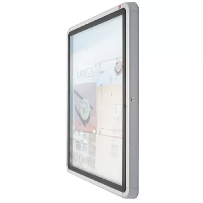Bacheca informativa magnetica da esterno con serratura Nobo Premium Plus 8xA4