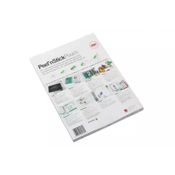 Pellicola per laminazione GBC A4 adesiva lucida 100 micron, lucida, trasparente, A4, 303 mm, 216 mm, 100 pezzi