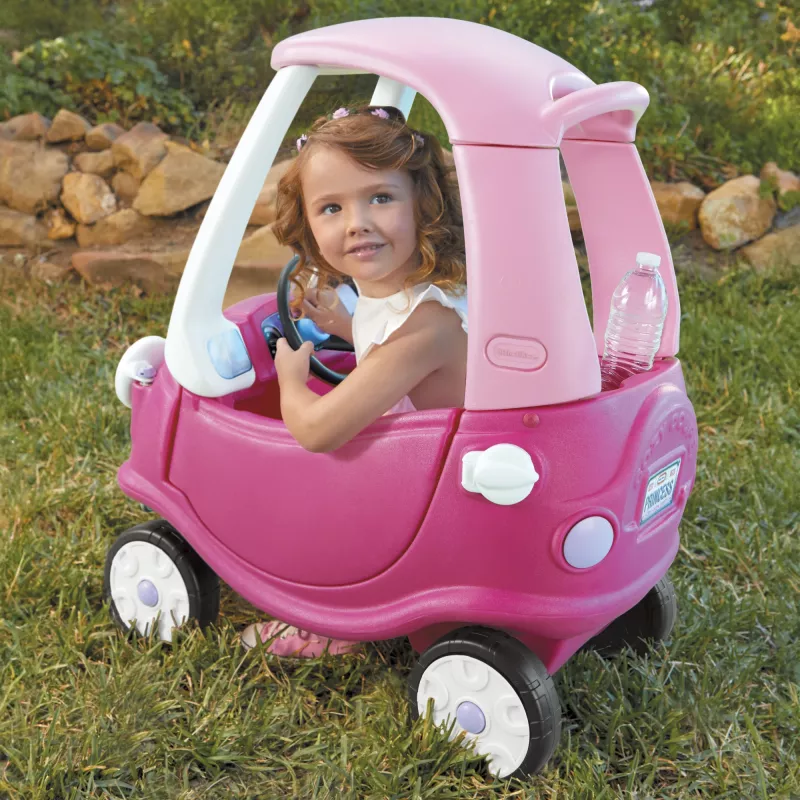 Little Tikes Cozy Coupe Princess, 1,5 anno/i, 4 ruote, plastica, blu, rosa, bianco