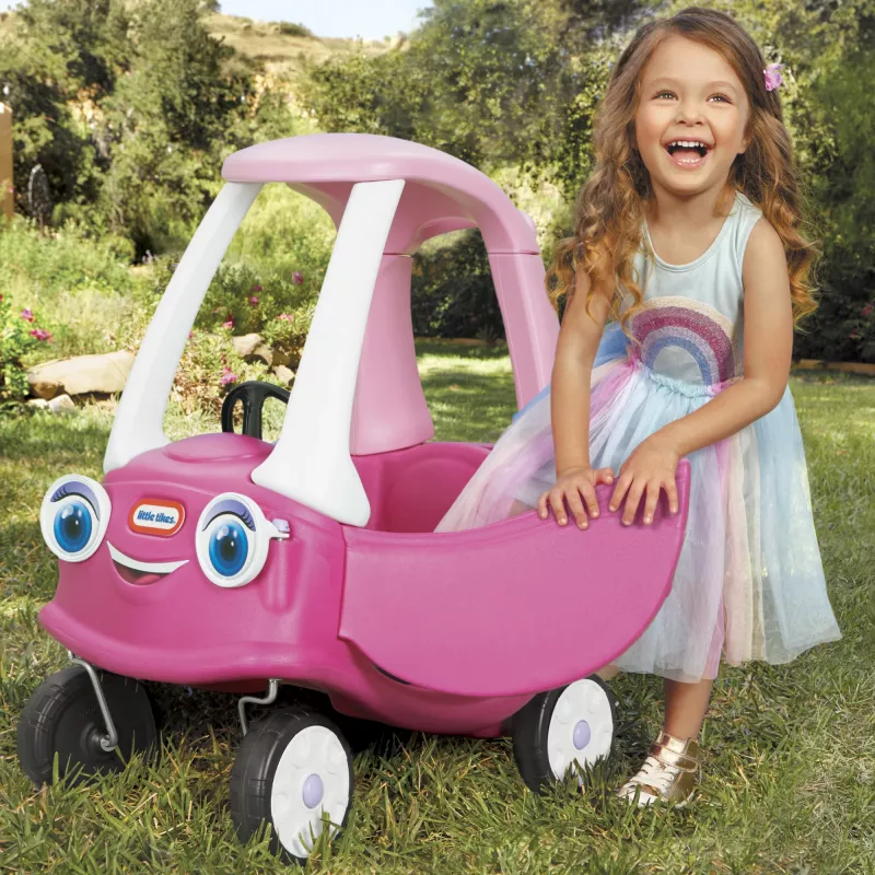 Little Tikes Cozy Coupe Princess, 1,5 anno/i, 4 ruote, plastica, blu, rosa, bianco