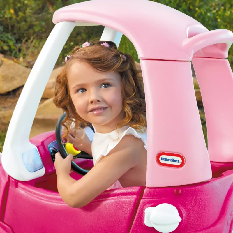 Little Tikes Cozy Coupe Princess, 1,5 anno/i, 4 ruote, plastica, blu, rosa, bianco