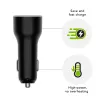Caricabatterie da auto USB-C 65W di d bramante re-charge – 12–24V accendisigari, 1× USB-C, nero