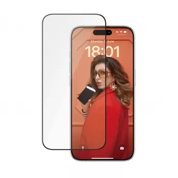 PanzerGlass ® Ceramic Screen Protector iPhone 15 Pro | Ultra-Wide Fit con EasyAligner