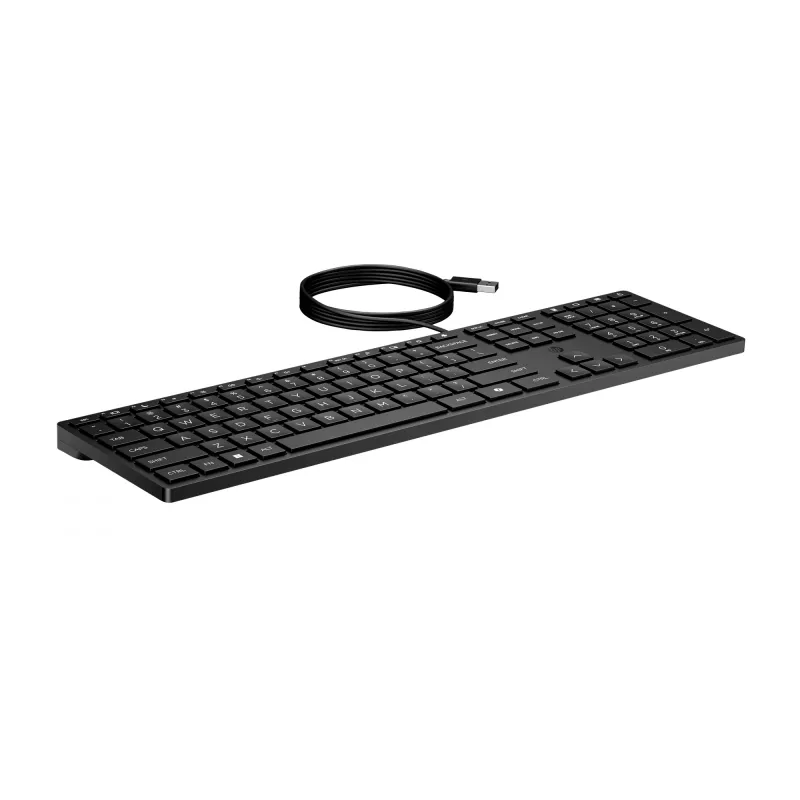 HP Wired Desktop 320K tastiera full-size USB a membrana nero