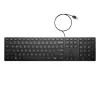 HP Wired Desktop 320K tastiera full-size USB a membrana nero