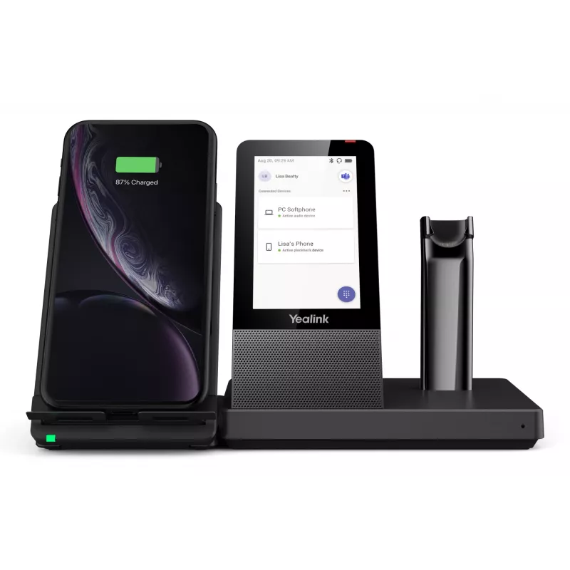 Cuffia DECT wireless Yealink WH67 di Yealink – cuffia DECT per chiamate e UC