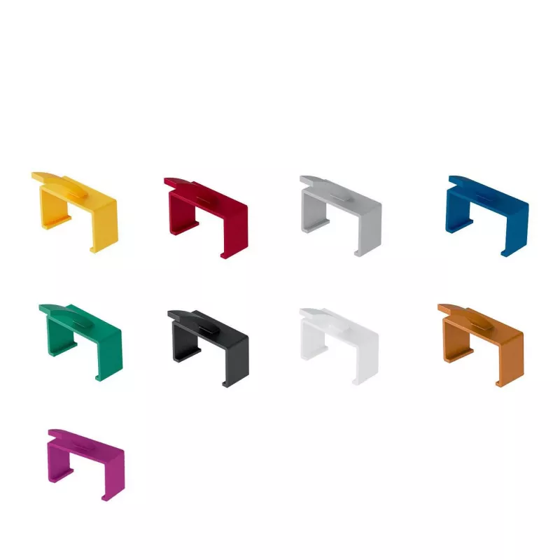 Clip Lanview per serie schlank & Bendable 20 pezzi verde plastica 150 mm 20 pezzi