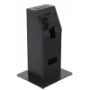 Kit kiosk Ergonomic Solutions SpacePole Mini Kiosk da banco nero metallo