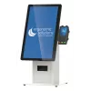 Kit kiosk Ergonomic Solutions SpacePole Mini Kiosk da banco nero metallo