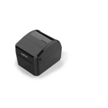 Etichettatrice Capture CA-RP420 — termica diretta 203 dpi da tavolo con USB, seriale, Ethernet (nero)