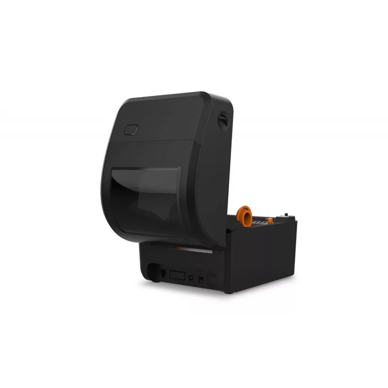 Etichettatrice Capture CA-RP420 — termica diretta 203 dpi da tavolo con USB, seriale, Ethernet (nero)